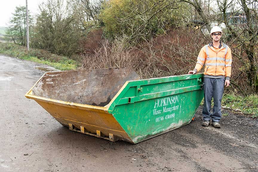 Small skip hire near me services Chesterfield